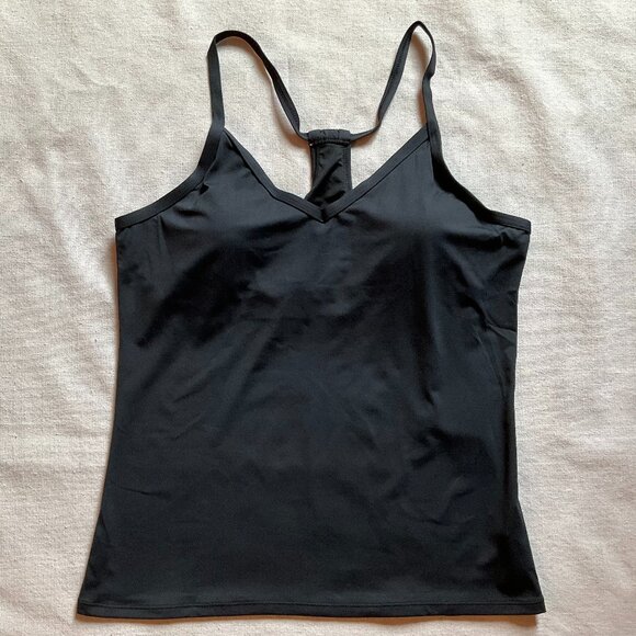 NWT Carve Designs Women's Catalina (Stinson) Tankini Top, Black, Sz M - Picture 1 of 7